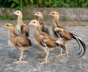 One-Month-Old Chicks